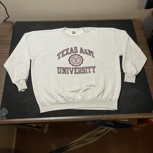 Vintage Texas A&M Aggies Sweatshirt Vintage USA Made Football Russell Athletic